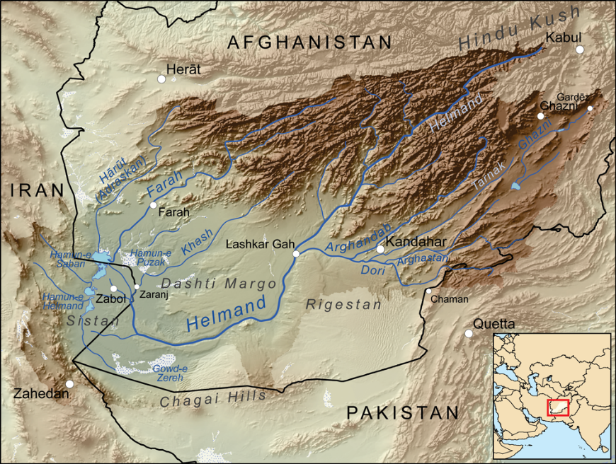 The Sistan basin in Afghanistan and Iran